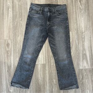 MOTHER The Insider Crop Step Fray Train Stops 32